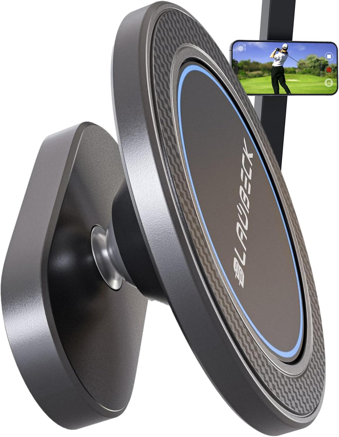 BLAUBECK Alloy Magnetic Golf Cart Phone Holder