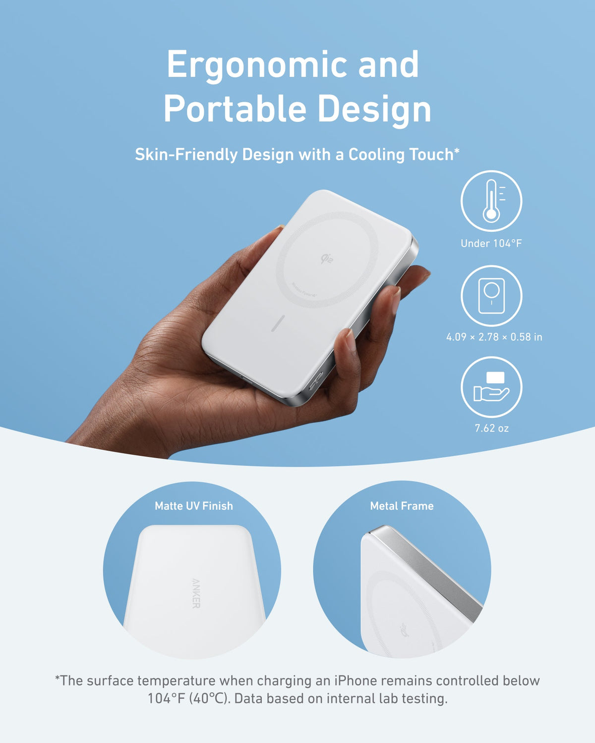 Anker MagGo Slim 10K Magnetic Power Bank
