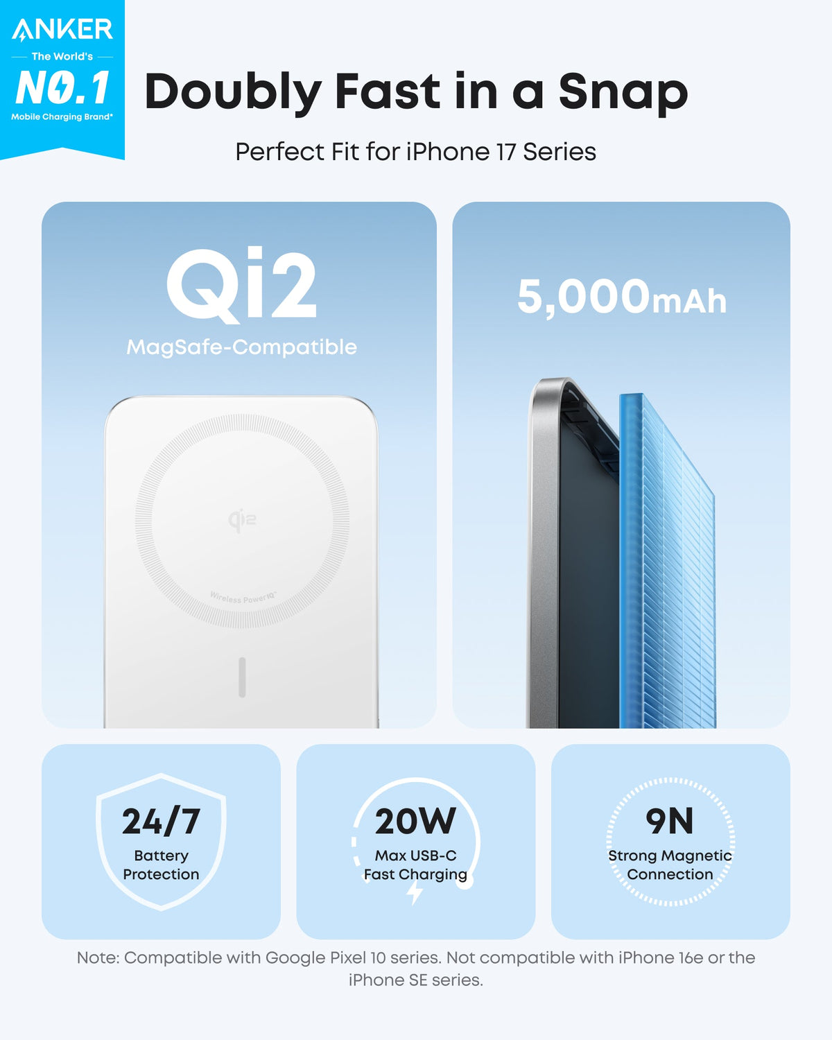 Anker Nano Slim 5K MagGo Magnetic Power Bank, photo 8