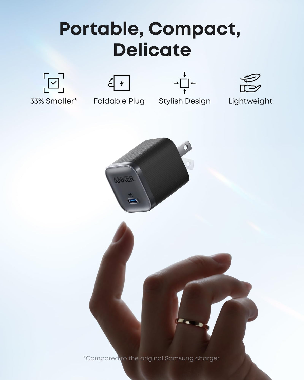 Anker Nano 45W USB-C Charger with 6 ft Cable, photo 3