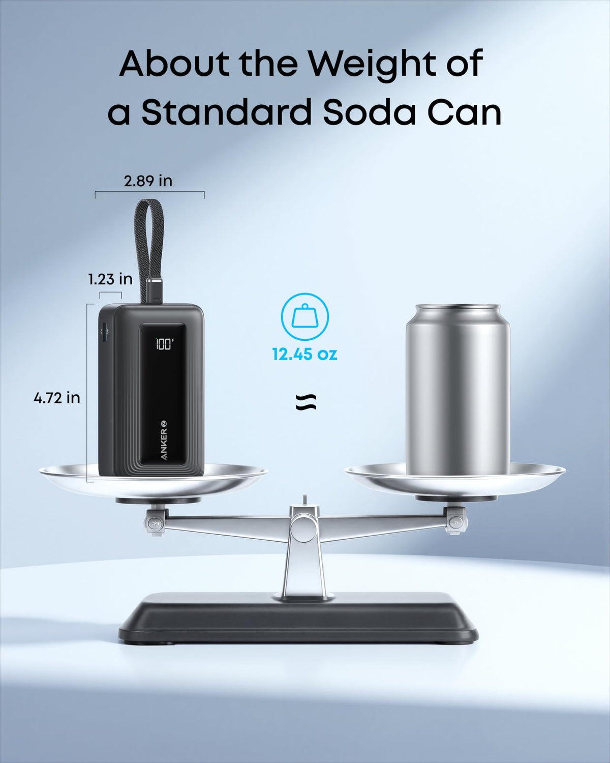 Anker Zolo 10K Power Bank with Built-In USB-C Cable