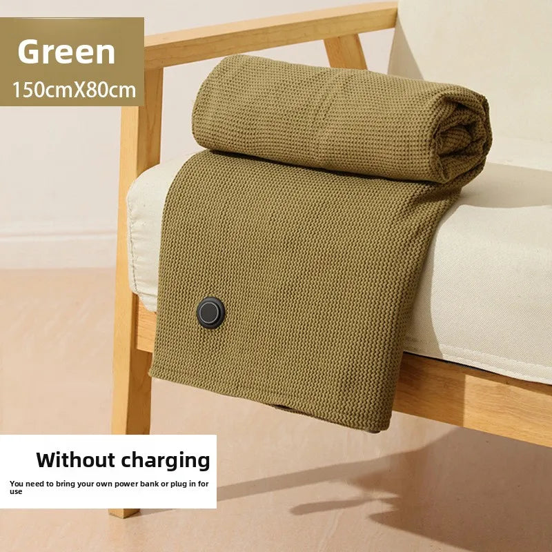 CozyVolt™ 🔥🧣 — USB-Heated Wearable Blanket Shawl