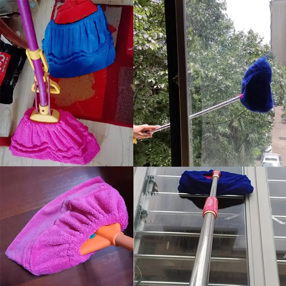 CleanSweep™ 🏡💧 — Ultra-Absorbent Microfiber Mop Cover