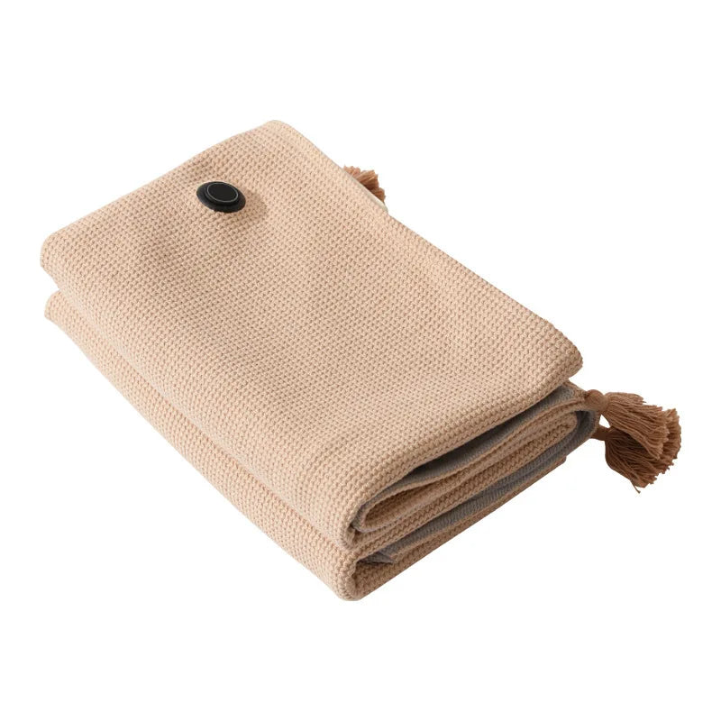 CozyVolt™ 🔥🧣 — USB-Heated Wearable Blanket Shawl