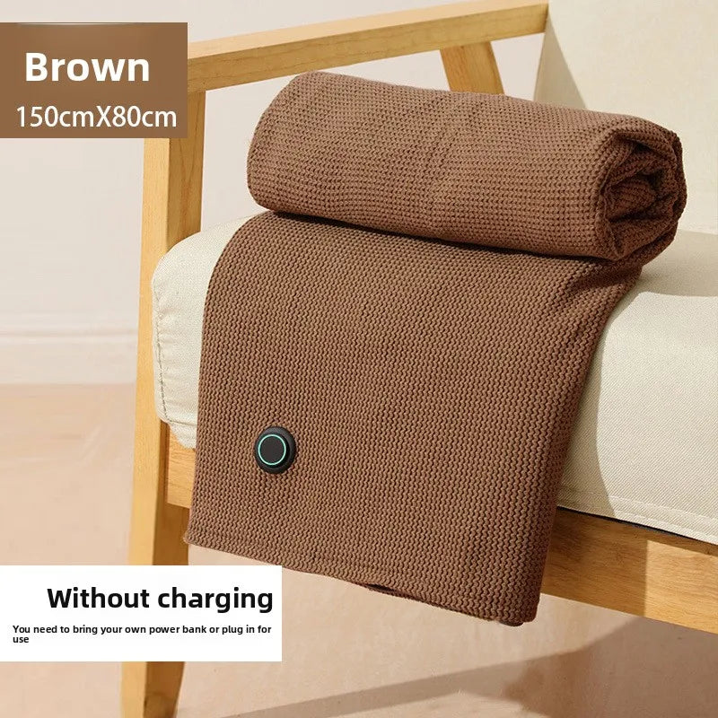 CozyVolt™ 🔥🧣 — USB-Heated Wearable Blanket Shawl
