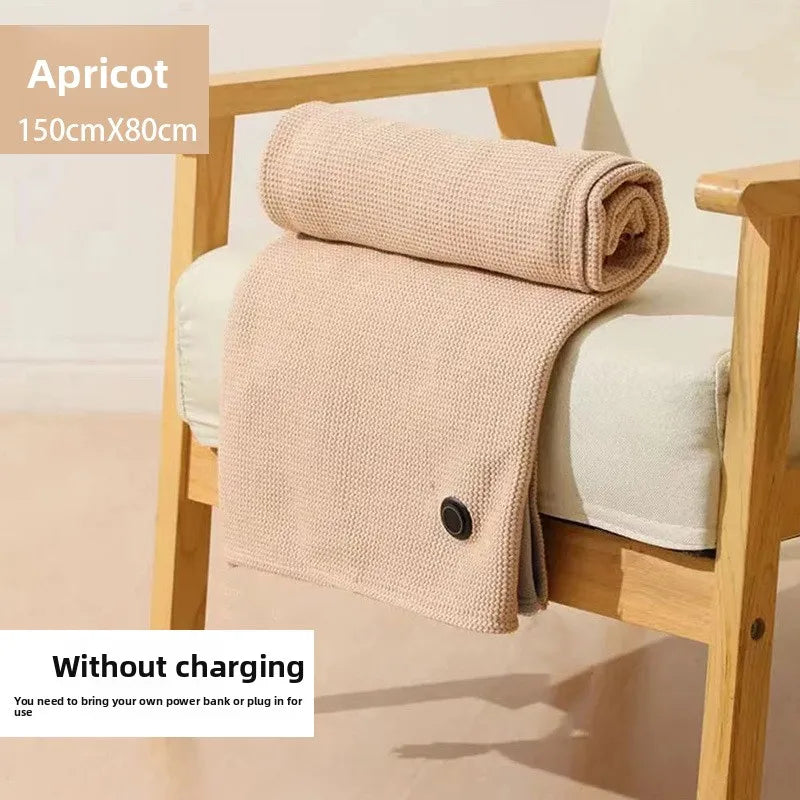 CozyVolt™ 🔥🧣 — USB-Heated Wearable Blanket Shawl