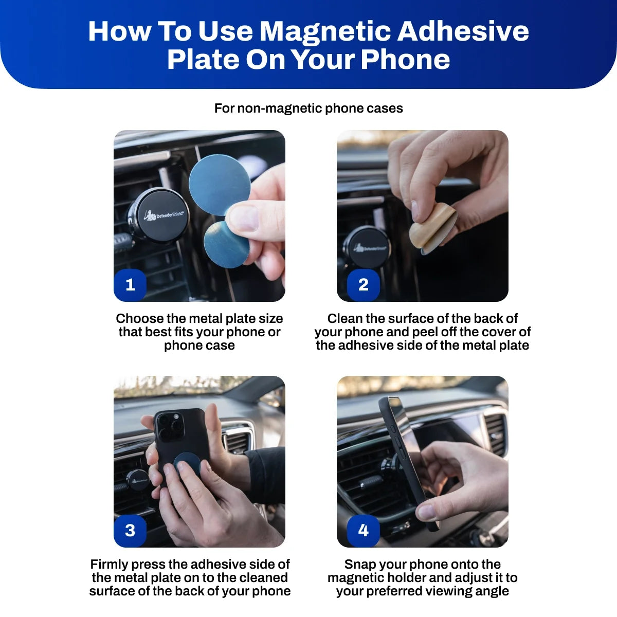DefenderShield Magnetic Vent Mount with 360° Swivel, photo 5